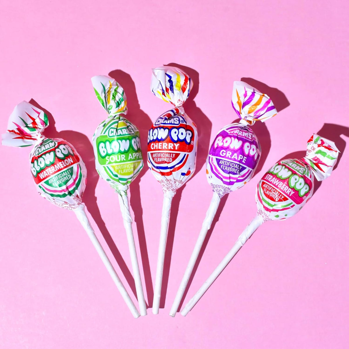 Gluten free and peanut free bubble gum filled lollipops back packaging