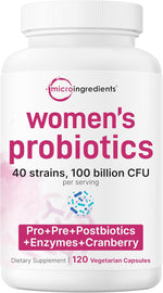 Micro Ingredients Probiotics for Women front bottle view