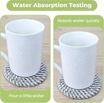 Smgmg absorbent table mats in neutral colors