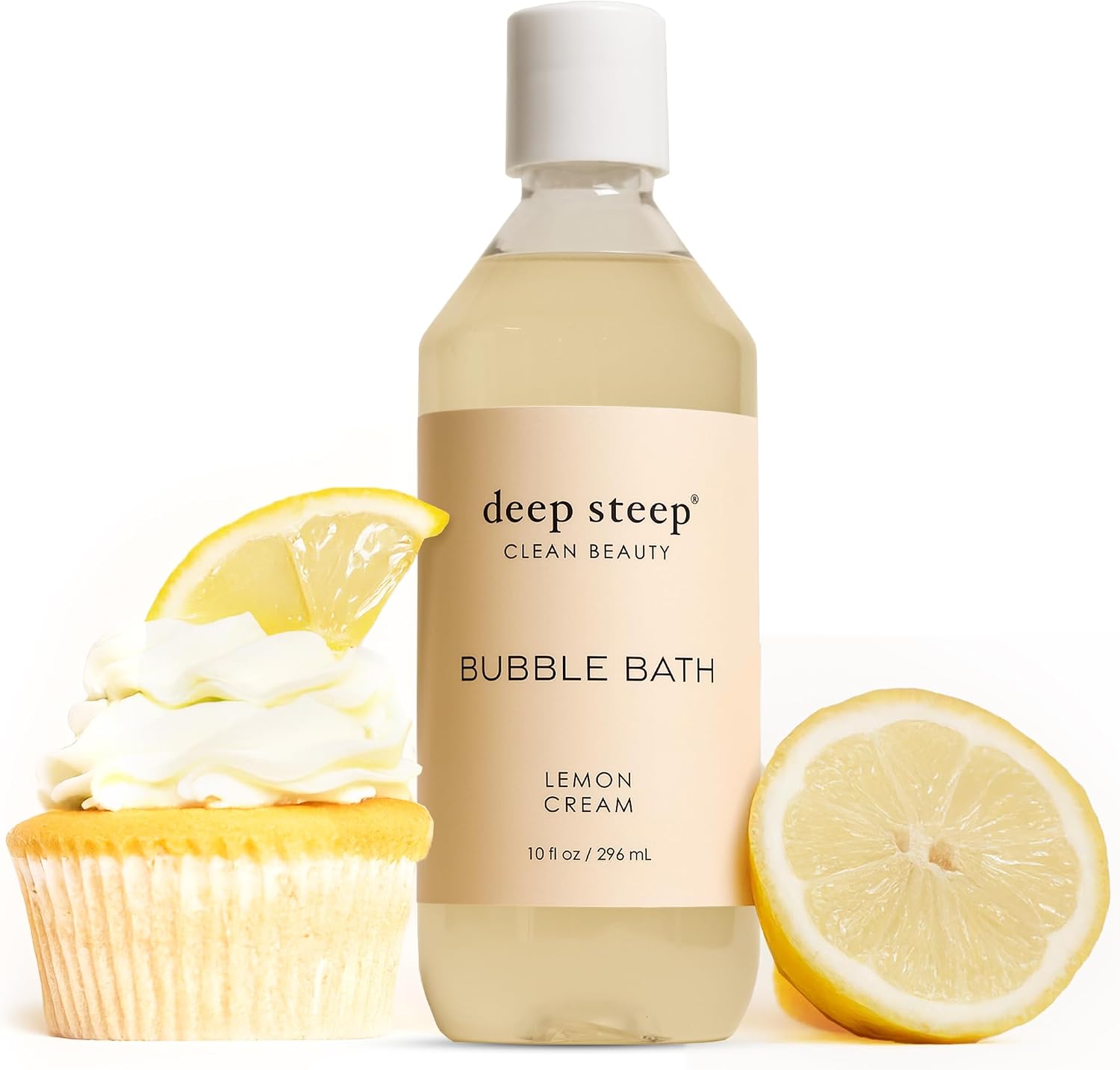 Deep Steep bubble bath front view bottle