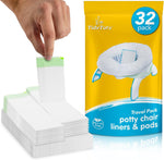 Tidy Tots disposable potty chair liners front view packaging
