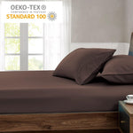 FreshCulture king fitted sheet packaging showing OEKO-TEX label