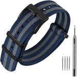 ANNEFIT Nylon Watch Band 16mm 18mm 20mm 22mm, One-Piece Waterproof Military Watch Straps with Heavy Buckle - Image 12