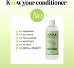 Maple Holistics tea tree conditioner pump dispenser detail