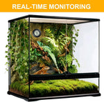 Jedew 2-pack humidity monitor packaging and contents overview
