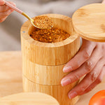 Tomotato kitchen countertop salt sugar pepper storage jar