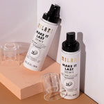 Milani cruelty free makeup setting spray packaging details.