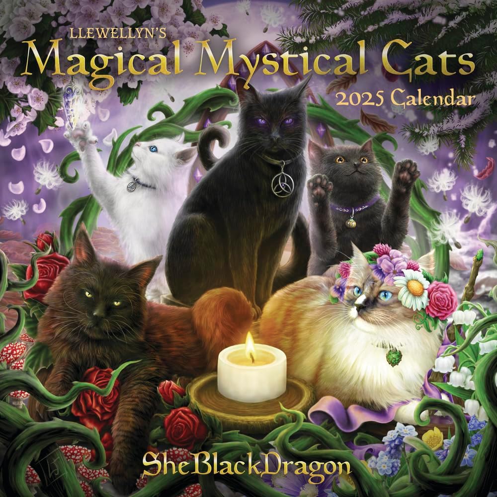 Llewellyn's 2025 Magical Mystical Cats Calendar (Llewellyn's 2025 Calendars, Almanacs & Datebooks, 8) - Image 1