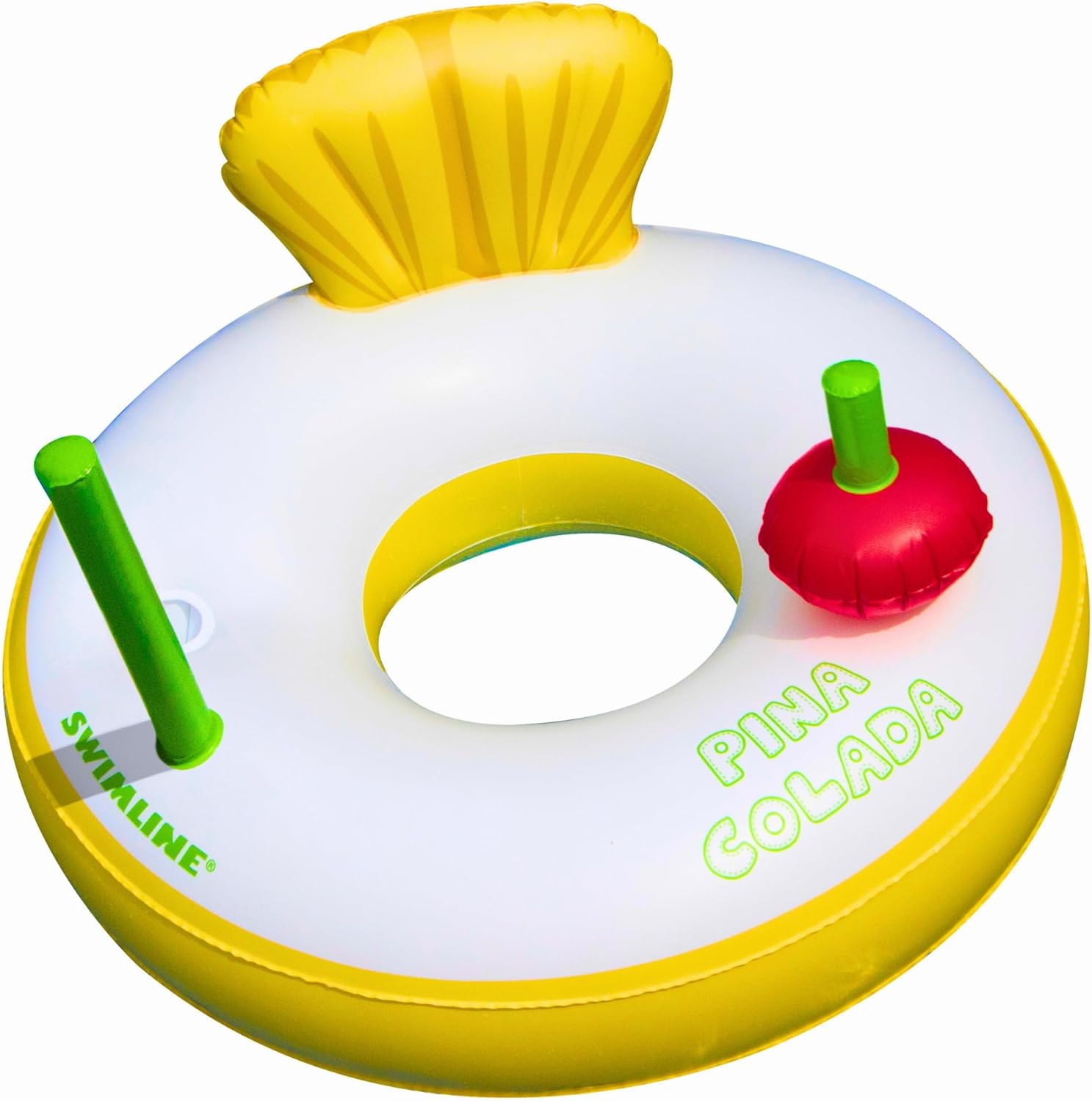 Swimline Pina Colada inflatable pool ring front view