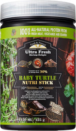 Nutrient rich wild sword prawn formula baby turtle food package view