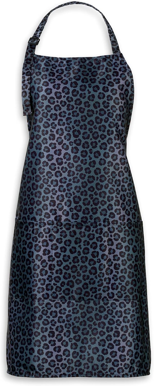 Plum Hill Animal Print Cosmetology Apron for Hair Stylist, Nail Tech, Esthetician, Hairdresser Apron with Pockets - Image 12