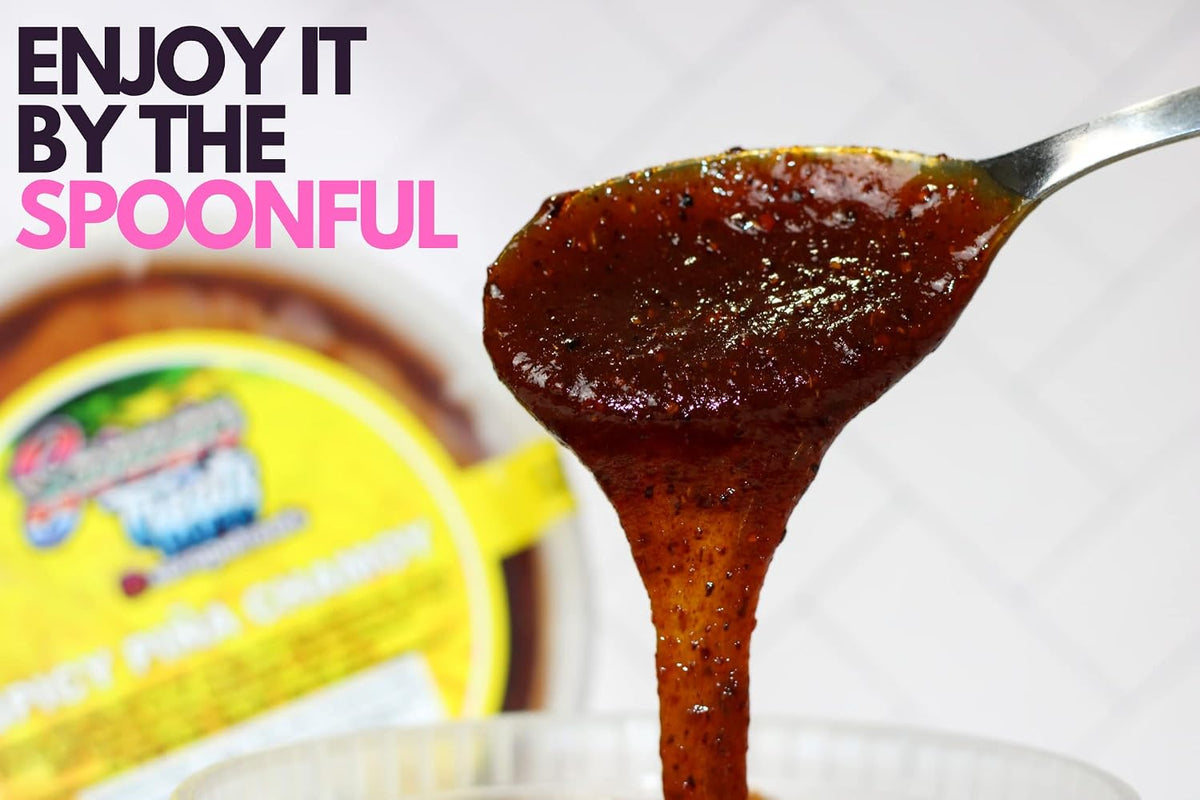 Sarape Treats Chamoy used on a cocktail glass rim