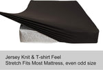 N&Y HOME twin mattress sheet showing 4-way stretch texture