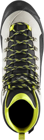 Danner mountaineering boot heel clip and crampon compatibility detail