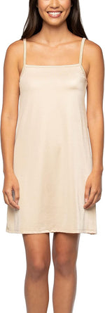 Vanity Fair nylon slip neckline detail