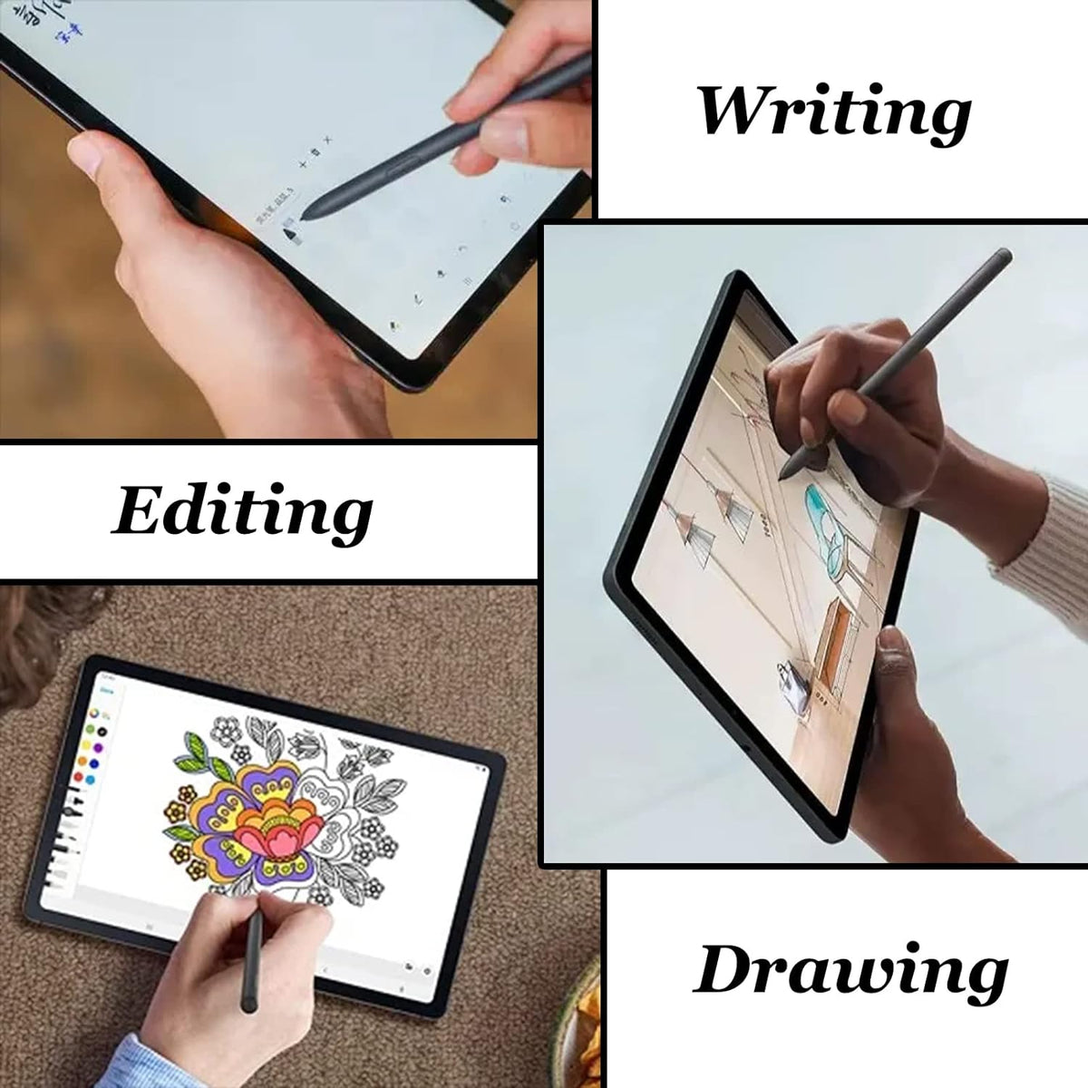 Dogxiong digital tablet stylus pen angled close-up view