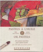 Sennelier professional artist oil pastels arrangement inside box
