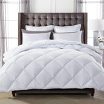Decroom King White Comforter Set front view