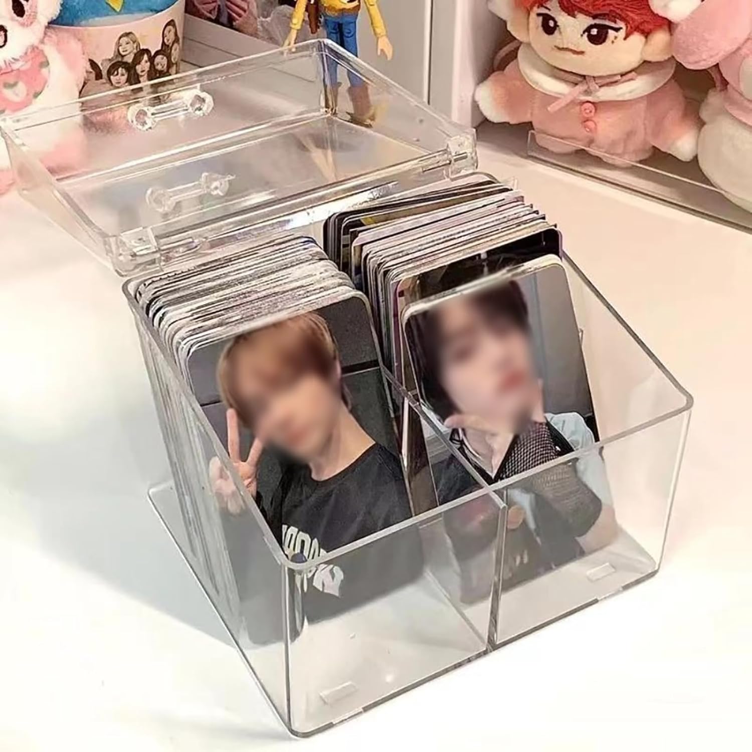 Yahuipeius transparent photocard storage box front view