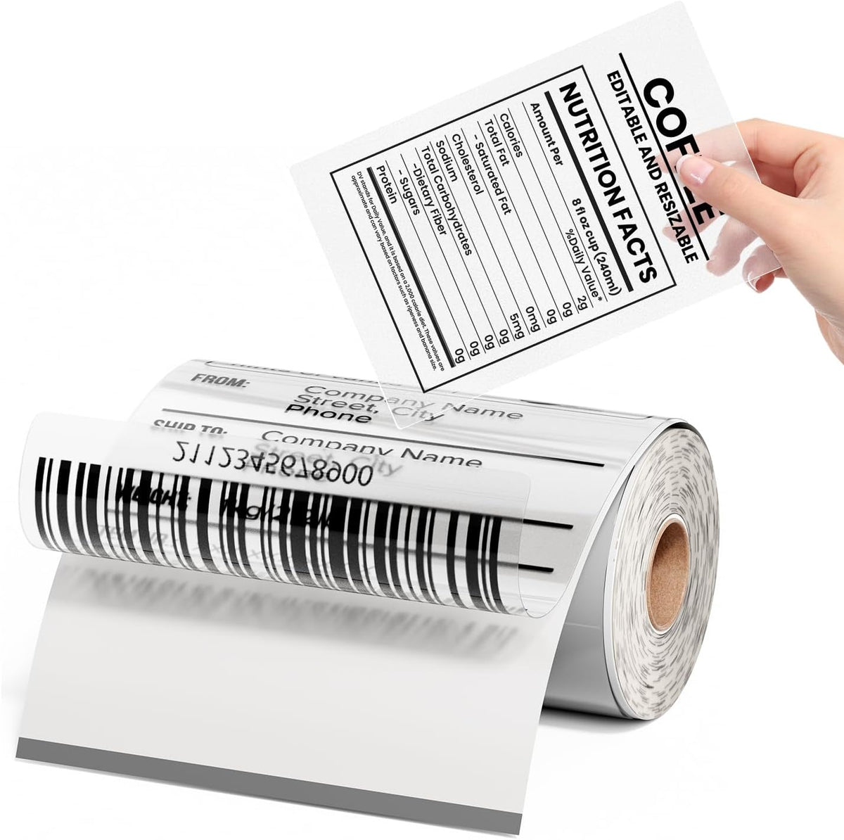 4x6 Thermal Labels (Pack of 500 4x6 Roll Shipping Labels) | Compatible with JADENS, ASprink, Phomemo, Rollo, Zebra, Omezizy and Other Shipping Label Printers - Image 12