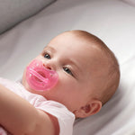 Chicco one-piece silicone soother shield detail