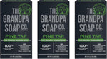 Grandpa's Pine Tar Bar Soap front view packaging