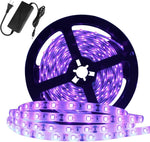 Complete YGS-Tech UV black light LED strip packaging and contents overview