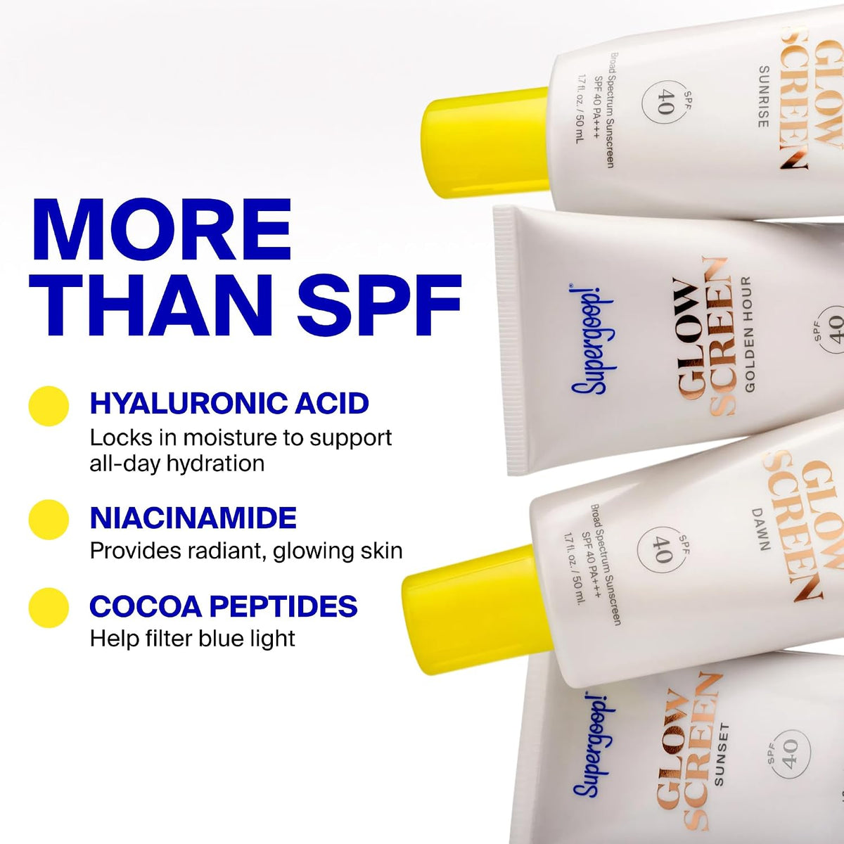 Supergoop! luminous sunscreen bottle cap open view