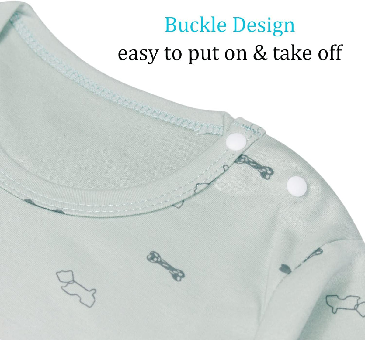 Yanwang infant sleepwear set flat lay