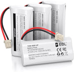 EBL cordless phone replacement battery front view showing 2.4V specification label.