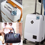 Fintie travel accessories attached to suitcase