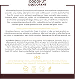 Desert Essence vegan deodorant texture and application
