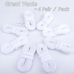 Teskyer athletic shoelaces clear plastic aglets detail