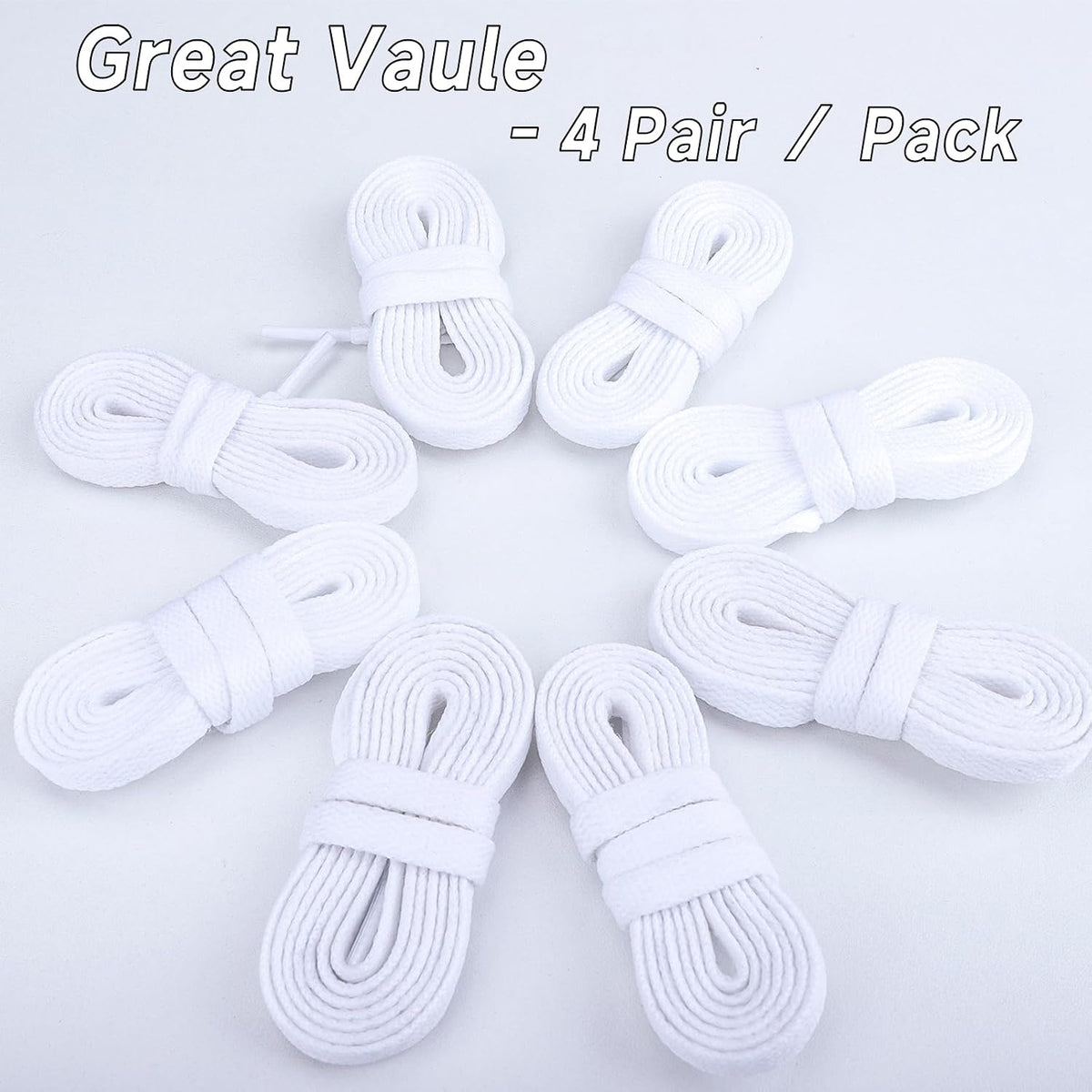 Teskyer athletic shoelaces clear plastic aglets detail