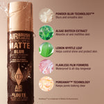 Premium imported blurring matte finish face spray cap removed