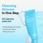 TOSOWOONG Mochi Whip Cleanser being squeezed to show the unique stretchy capsule texture