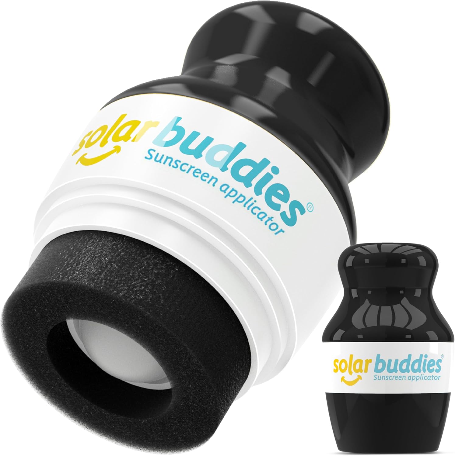 Solar Buddies Sunscreen Applicator single black front view