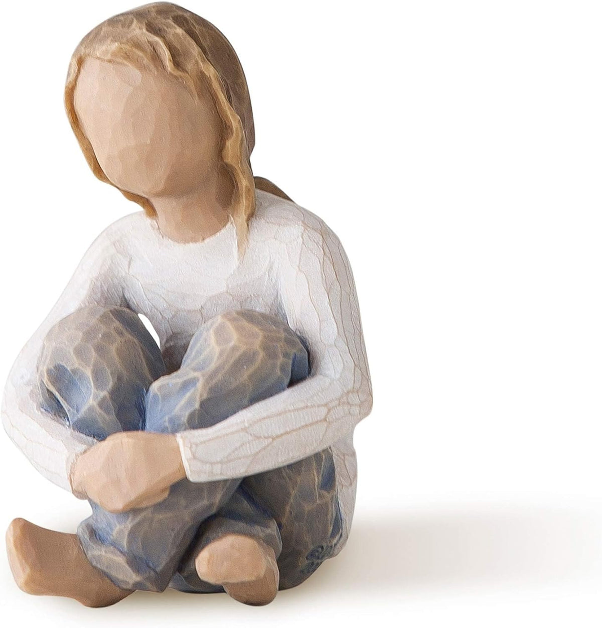 Willow Tree Spirited Child figure front view authentic collectible