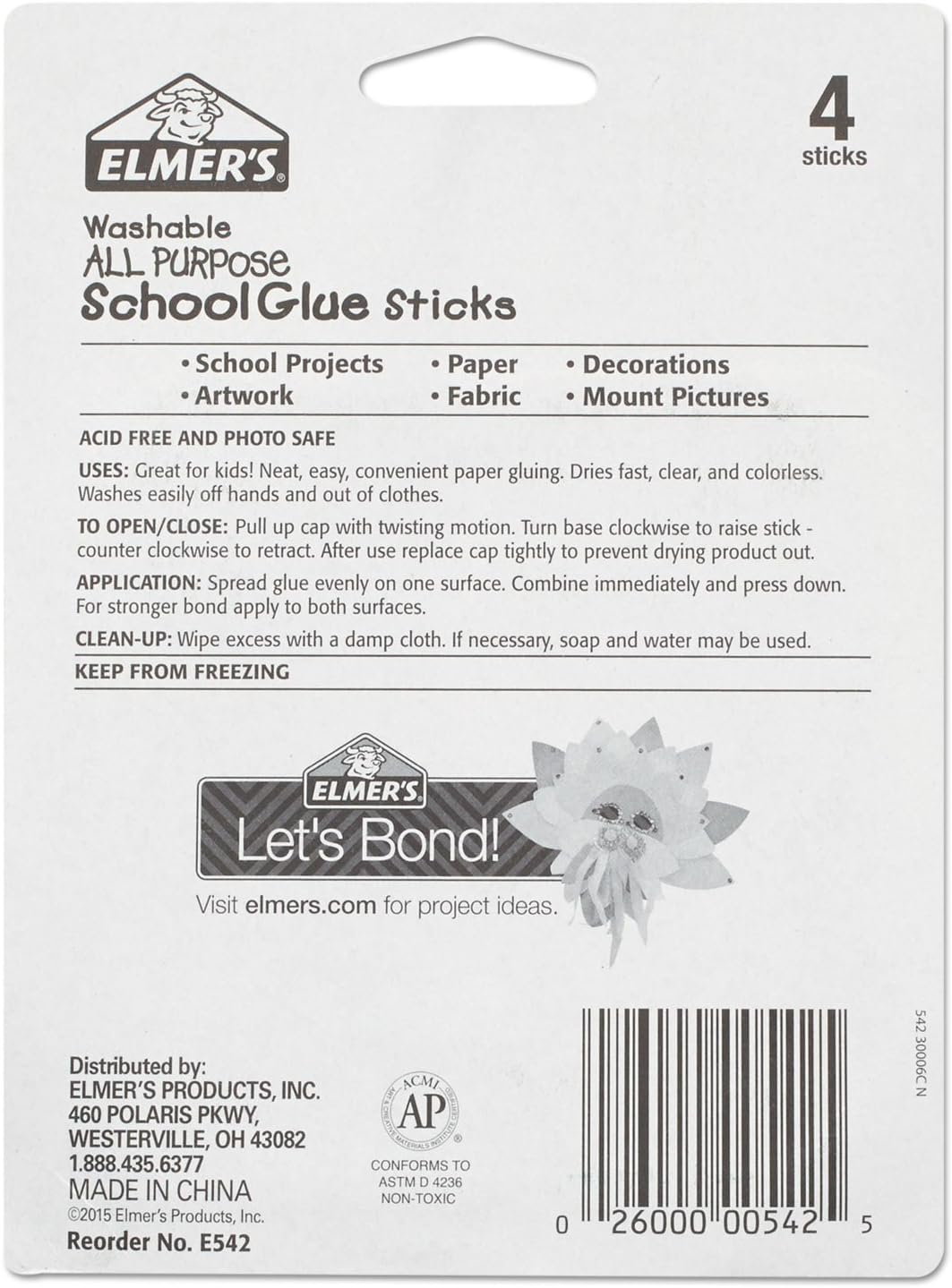 Elmer's all-purpose glue sticks individual stick close up