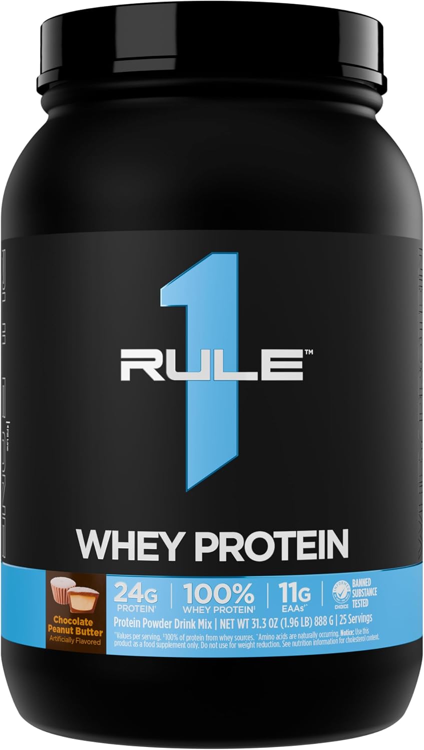Rule 1 Proteins Whey Protein Powder, Caf Mocha, 27 Servings | 24g Fast-Acting Protein from All-Whey Sources with Naturally Occurring EAAs & BCAAs for Workout Recovery or Anytime Use - Image 11