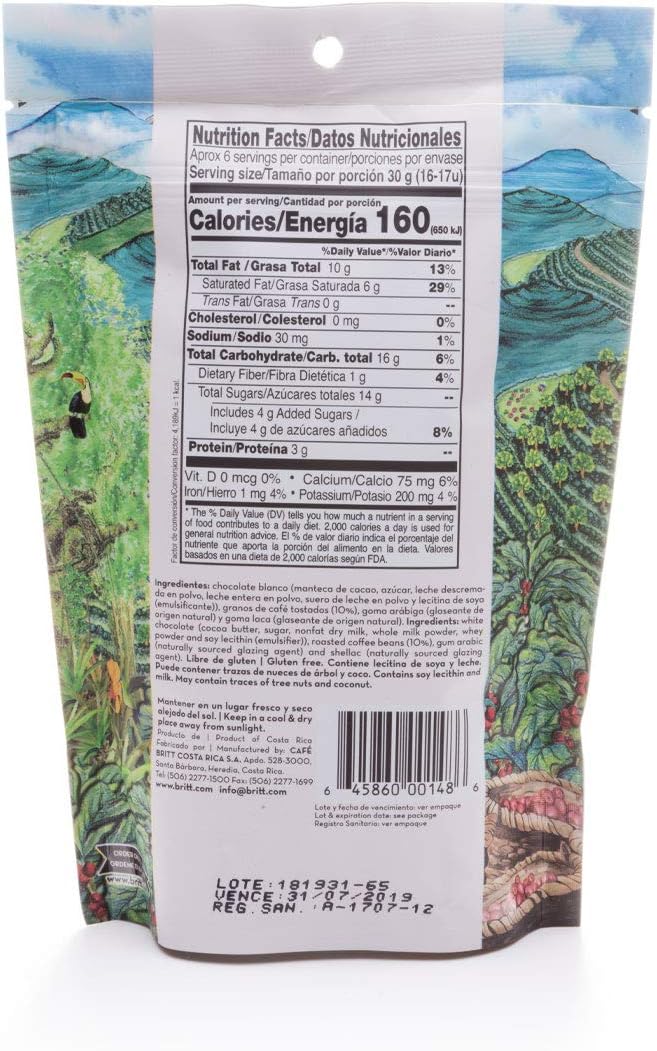 Authentic USA imported Cafe Britt chocolate coffee beans three bags