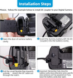 Glorich EP-5A DC Coupler EN-EL14 EN-EL14a Dummy Battery EH-5 AC Power Supply Adapter Power Connector for Nikon Coolpix P7000 P7100 P7700 P7800 Df D3100 D3300 D3400 D3500 D5100 D5200 D5300 D5500 D5600 - Image 4