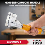 Arrow T50 stapler showing staple viewing window