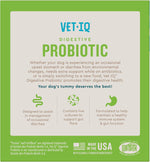 VetIQ thirty count dog digestive health daily supplement box side view