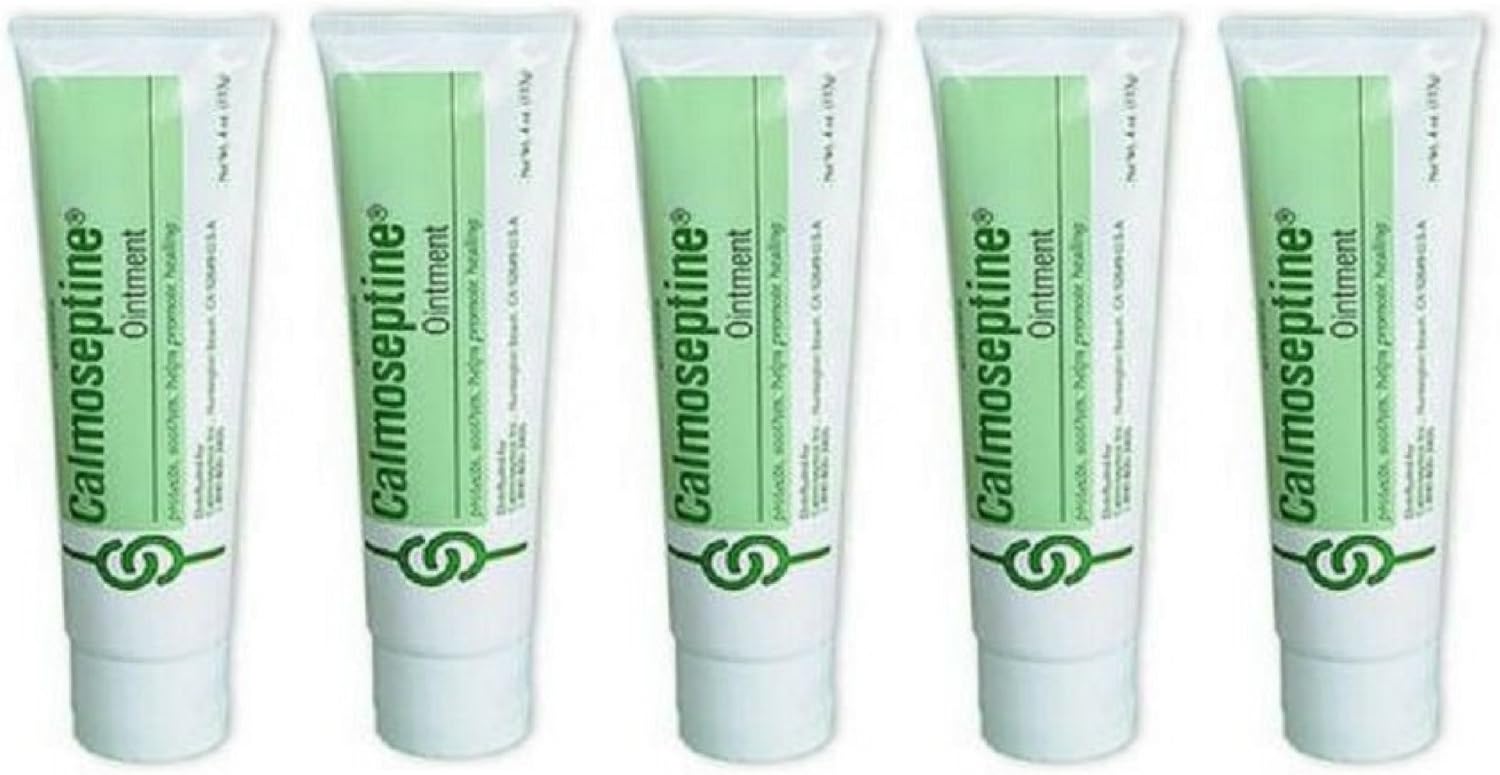 Calmoseptine Ointment Tube to Heal Skin Irritations - 4 Oz (Pack of 5) - Image 1