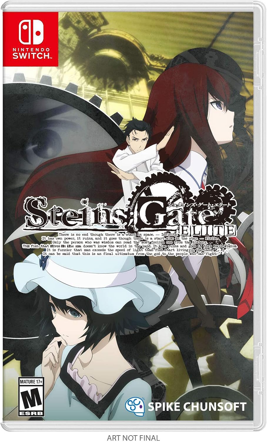 Spike Chunsoft Nintendo Switch game cartridge close up view