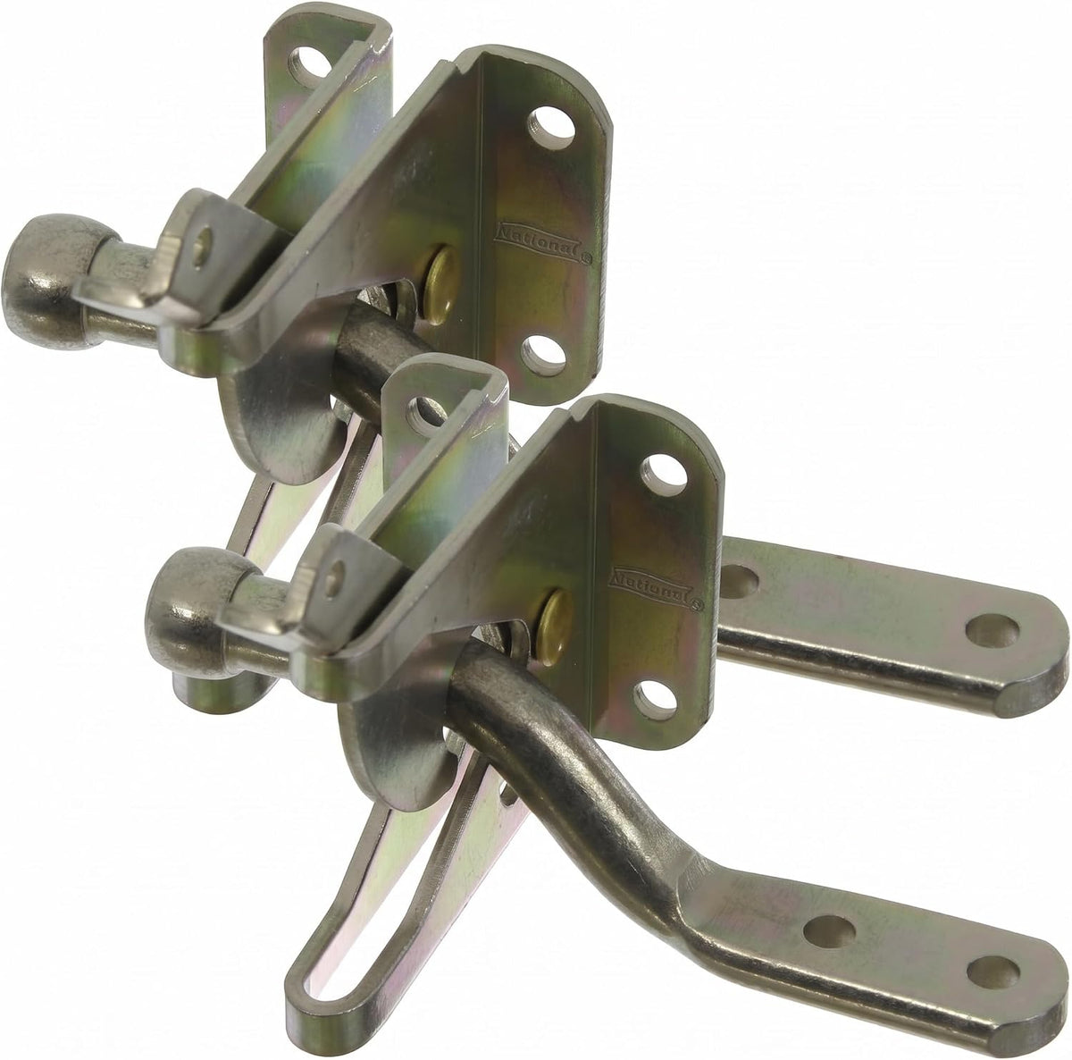National Hardware gate latch padlockable release lever