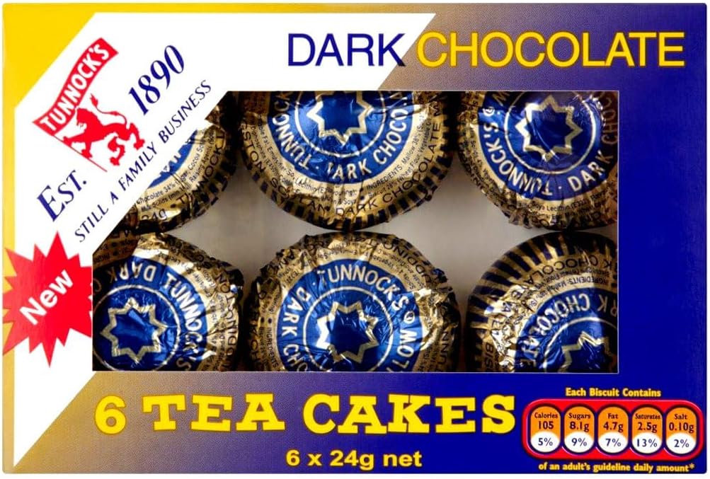 Authentic British imported chocolate treats packaging details and nutritional facts side panel