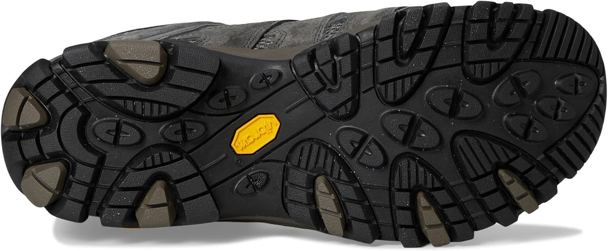 Merrell men's moab 3 mid waterproof hiking boots back heel view