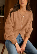 PRETTYGARDEN womens casual winter sweater close-up fabric texture